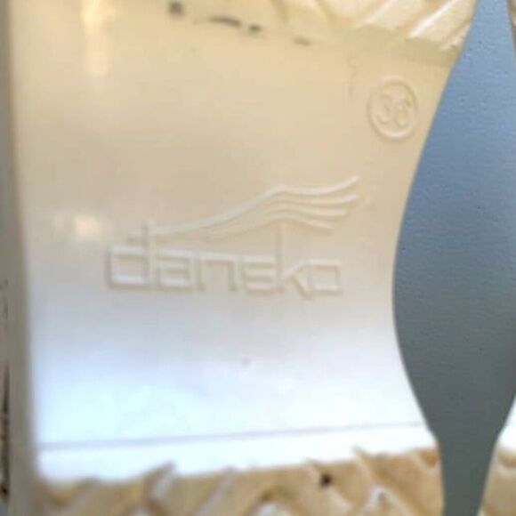 DANSKO Clogs White Leather Slip On Comfort Nurse Nursing Shoes Size 5.5-6 EU 36 - Picture 7 of 7